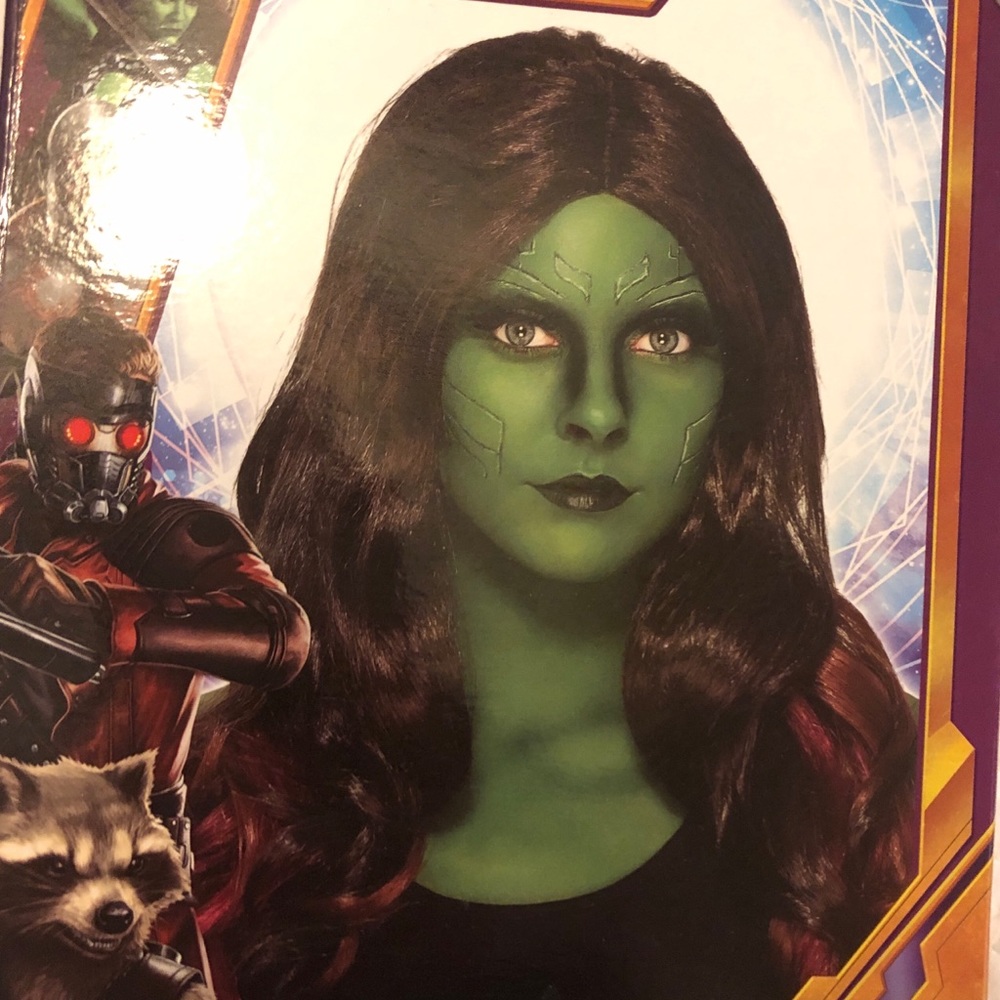 Gamora costume WIg